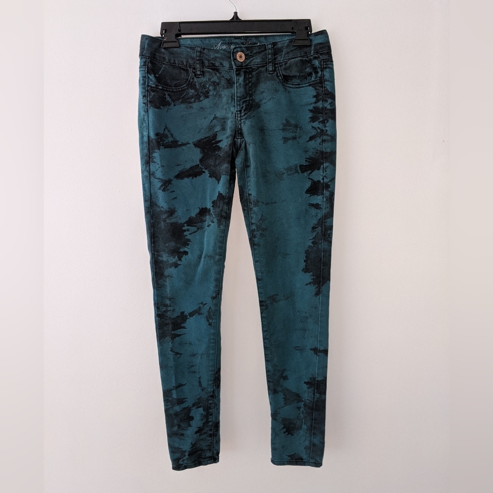 American Eagle Tie Dye Jeggings